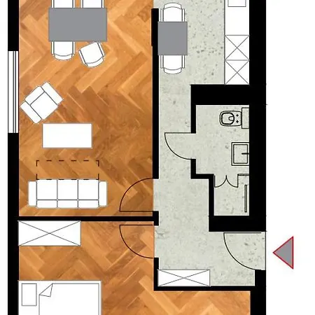 Apartman Wroc'love Haukego Bosaka Check-in 24h Wrocław