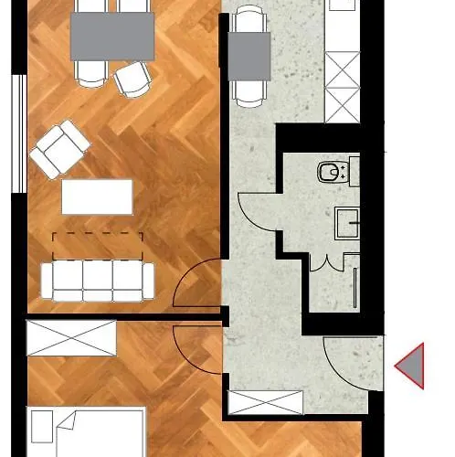 Apartment Wroc'love Haukego Bosaka Check-in 24h Wroclaw